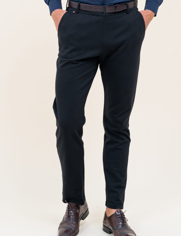 tailleur confortable noir homme Elom Paris