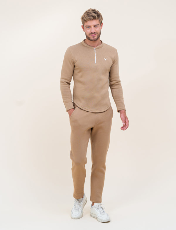 ensemble chic camel homme ELOM PARIS