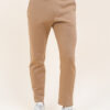 Pantalon tailleur stretch molleton camel homme Elom Paris