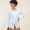 chemise zip coton blanche femme Elom Paris