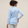 dos chemise zip coton bleu femme Elom Paris