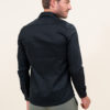 Chemise col châle noir dos