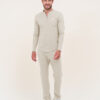 ensemble confortable beige homme Elom Paris