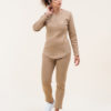 ensemble molleton camel femme Elom Paris