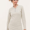sweat confortable beige femme Elom Paris
